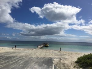 Dunsborough boatramp, waiting to get out to the HMAS Swan